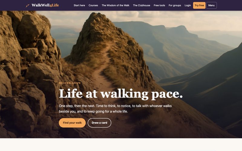 The WalkWell4Life website